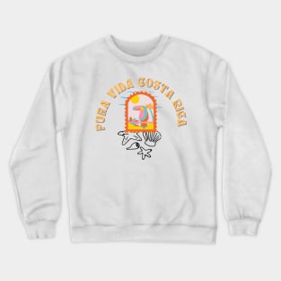 Pura Vida Costa Rica Funny Vecation Crewneck Sweatshirt